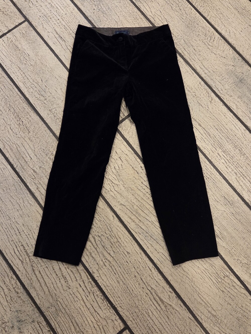 Boden Black Corduroy Pants - Straight Leg